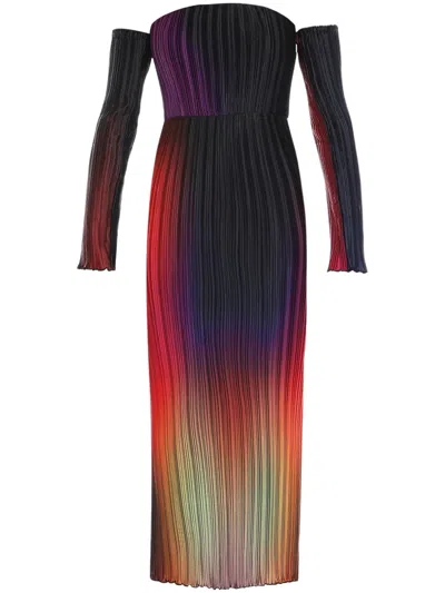 L'idée Gatsby Gradient-effect Gown In Black