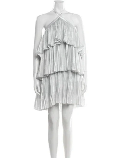 Pre-owned L'idée Halterneck Mini Dress W/ Tags In Multicolor
