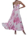 L'IDÉE JARDIN GOWN IN PINK/WHITE