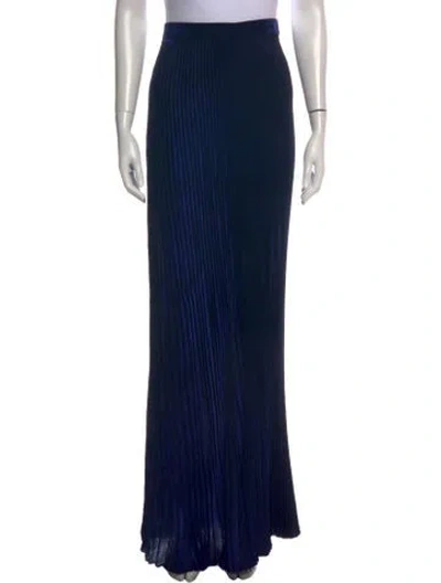 Pre-owned L'idée Long Skirt In Blue
