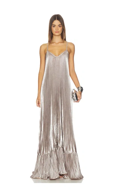 L'idée Marrakesh Dress In Silver