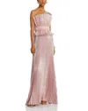L'idée L'idee Masquerade Gown In Dusty Shimmer