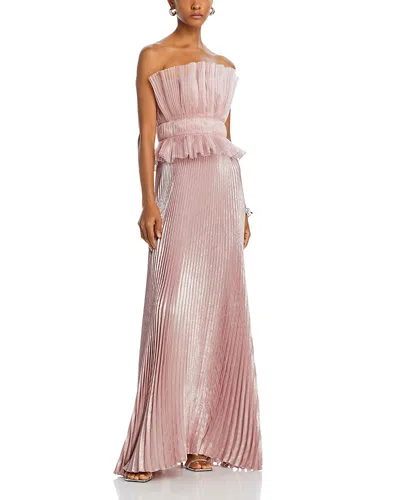 L'idée L'idee Masquerade Gown In Dusty Shimmer