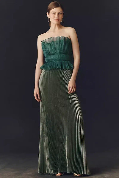 L'idée Masquerade Gown In Green