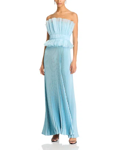 L'idée L'idee Masquerade Gown In Minerale