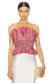 L'idée Masquerade Top In 灰玫色