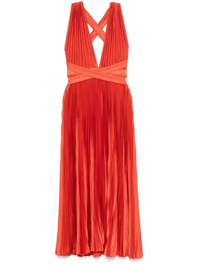 L'idée Moderniste Abendkleid In Orange