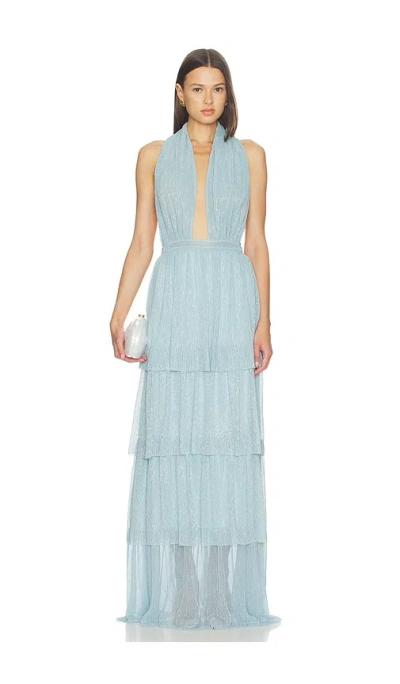 L'idee Nammos Gown In Blue