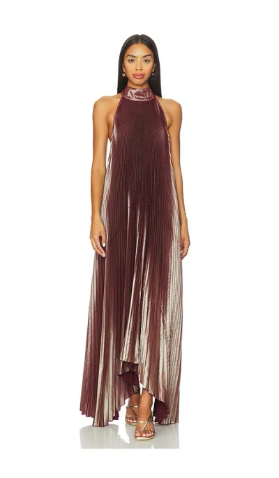 L'idée Olympia Gown In Brown