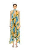 L'idée Opera Gown In Fleur Bleue