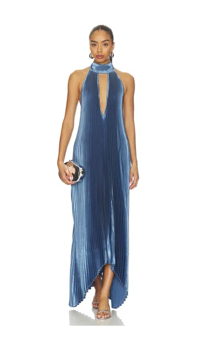 L'idée Opera Gown In Blue