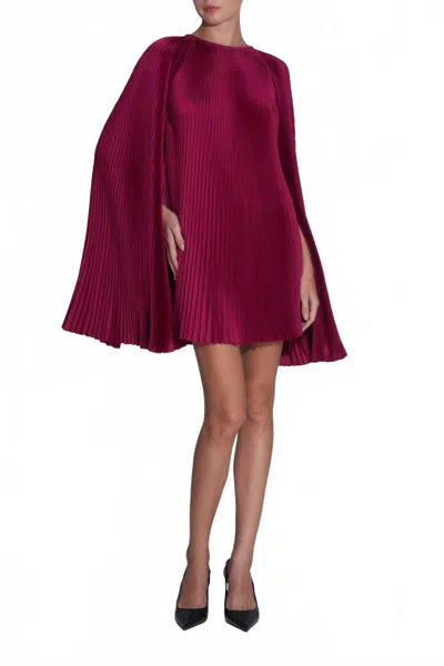 L'idée Palais Mini Dress In Burgundy