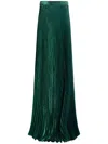 L'idée Pleated Maxi Skirt In Green