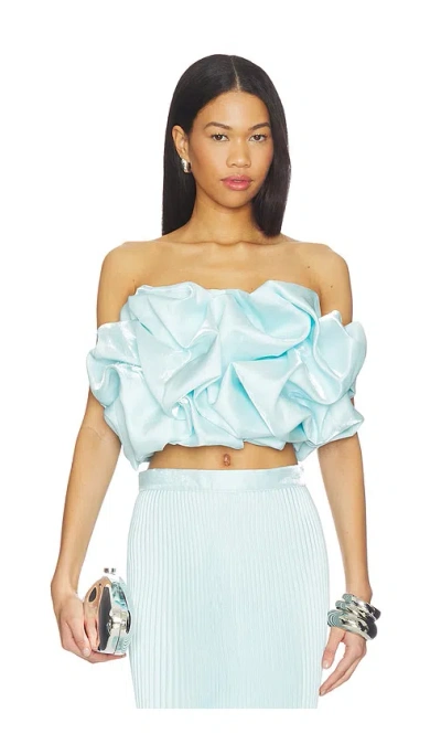 L'idee Sade Top In Blue