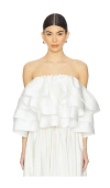 L'idée Sicilian Strapless Top In Bridal Ivory