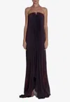 L'IDÉE STRAPLESS PLISSE GOWN