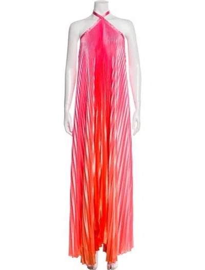 Pre-owned L'idée Striped Long Dress