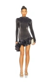 L'idée The Met Mini Dress In Gray