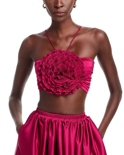 L'idée L'idee Triumph Cropped Top In Chianti