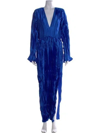 Pre-owned L'idée V-neck Long Dress