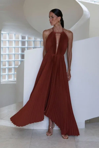 L'idée Woman Boheme Gown In Brown