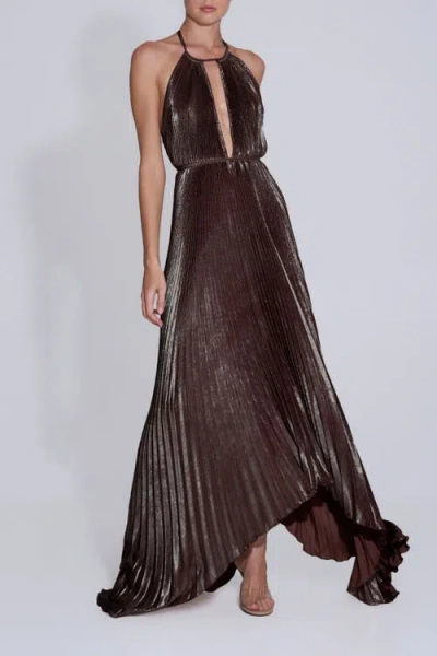 L'idée Woman Boheme Gown In Brown