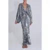 L'idée Woman De Luxe Gown In Metallic