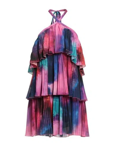 L'idée Woman Mini Dress Fuchsia Size 4 Polyester