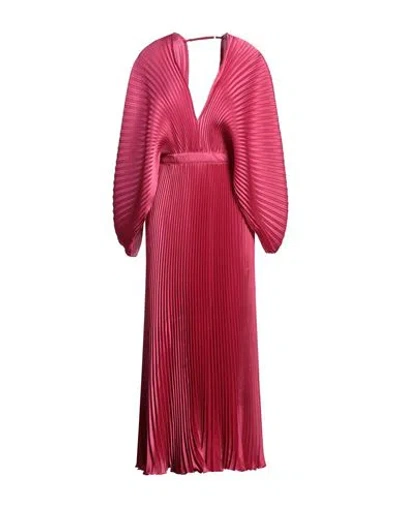 L'idée Woman Woman Maxi Dress Magenta Size 6 Polyester