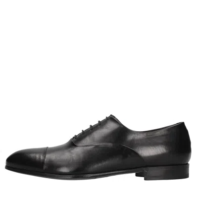 Lidfort Flat Shoes In Black