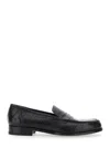 Lidfort 'luisiana' Bordeaux Loafers With Embossed Crocodile Effect