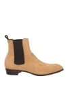 Lidfort Man Ankle Boots Beige Size 10 Soft Leather