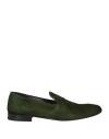 Lidfort Man Loafers Dark Green Size 8 Leather In Green