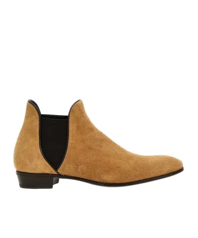Lidfort Suede Ankle Boots In Brown