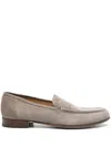 Lidfort Suede Loafers In Neutral