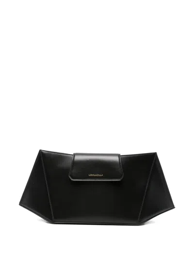 Lidialucilla Bateaux Md Leather Clutch Bag In Black
