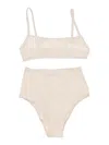 Lido Undici High-waist Bikini In White