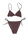 Lido Bikini / Self Tie In Brown