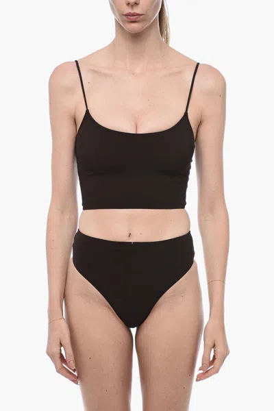 Lido Bikini Set Trentasette With High Waist Slip In Brown