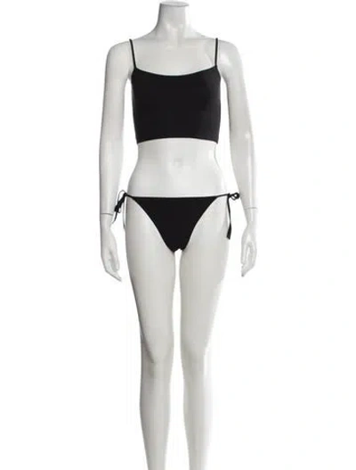 Pre-owned Lido Bikini W/ Tags In Black
