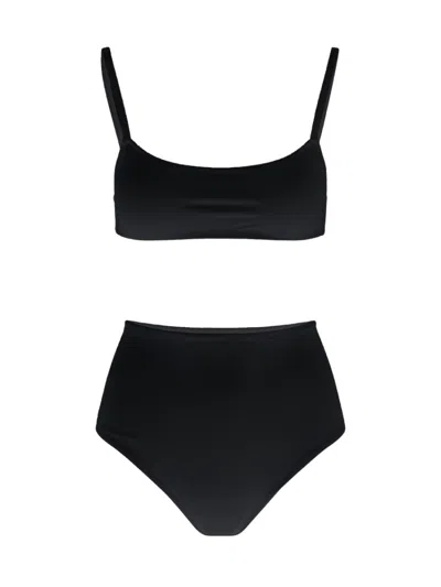 LIDO WOMEN BLACK SOLID SWIMWEAR, L LUXURY SWIMWEAR FOR WOMEN DARVEYS