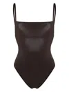Lido Brown Tre Gemoetric Strap In Brown