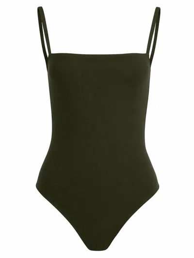 Lido Chic One-piece Swimsuit - Size S In Green