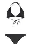 Lido Cinquantacinque Triangle Bra Bikini In Black