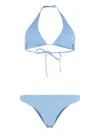 Lido Cinquantacinque Triangle Halter-neck Bikini In Blue