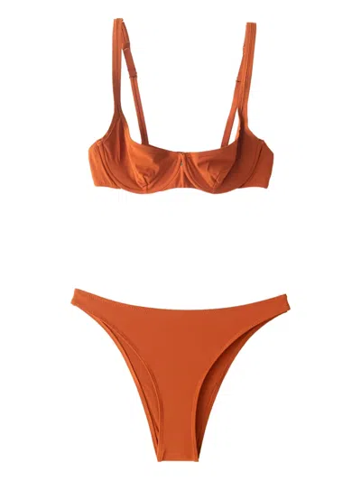 Lido Cinquantasei Underwire Bikini In Brown