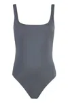 Lido Due One-piece Swimsuit In Gray