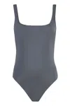 Lido Due One-piece Swimsuit In Grey