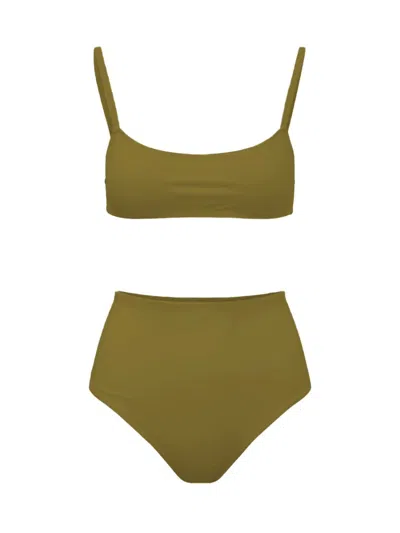 Lido Eleven Bikini Costume In Green