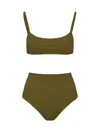 Lido Eleven Bikini Costume In Green